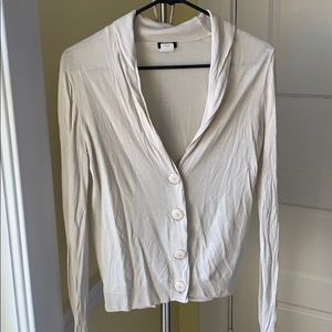 J Crew Silk Linen cardigan S